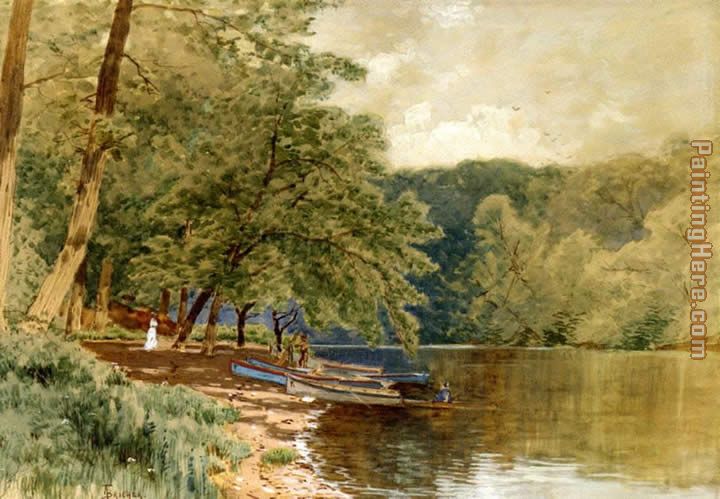 Rowboats for Hire painting - Alfred Thompson Bricher Rowboats for Hire art painting